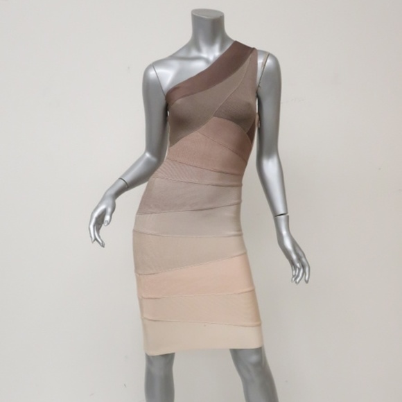Herve Leger Dresses & Skirts - Herve Leger Alexis One-Shoulder Bandage Dress